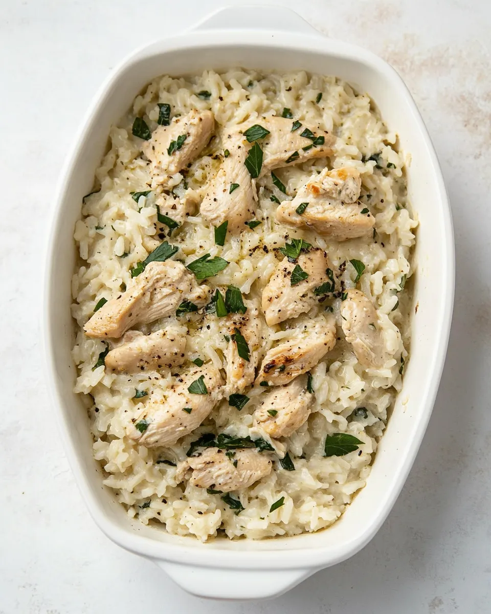 Quick Garlic Chicken and Rice recipe photo