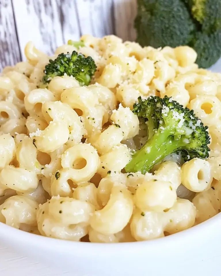 Homemade Garlic Parmesan Cavatappi and Broccoli recipe photo