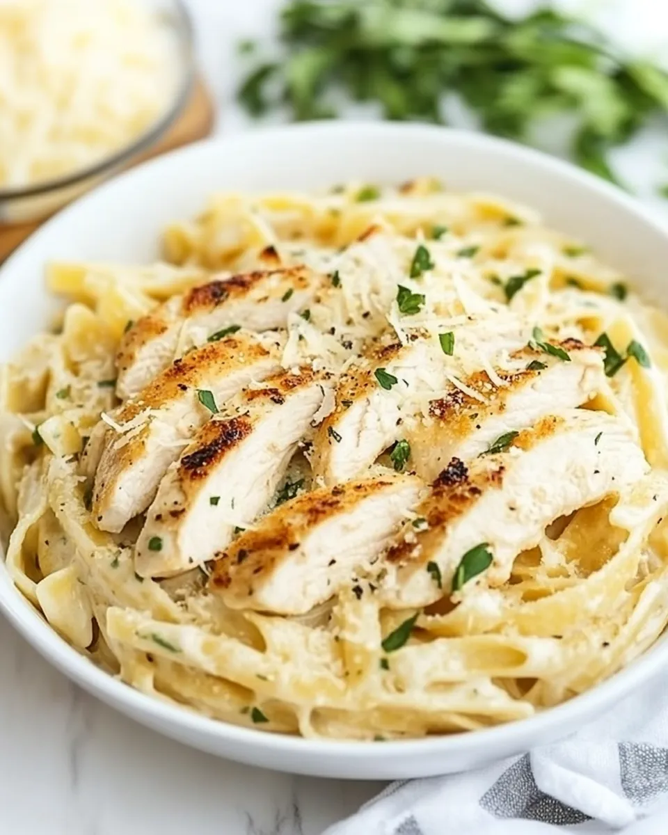 Delicious Garlic Parmesan Chicken Pasta recipe image