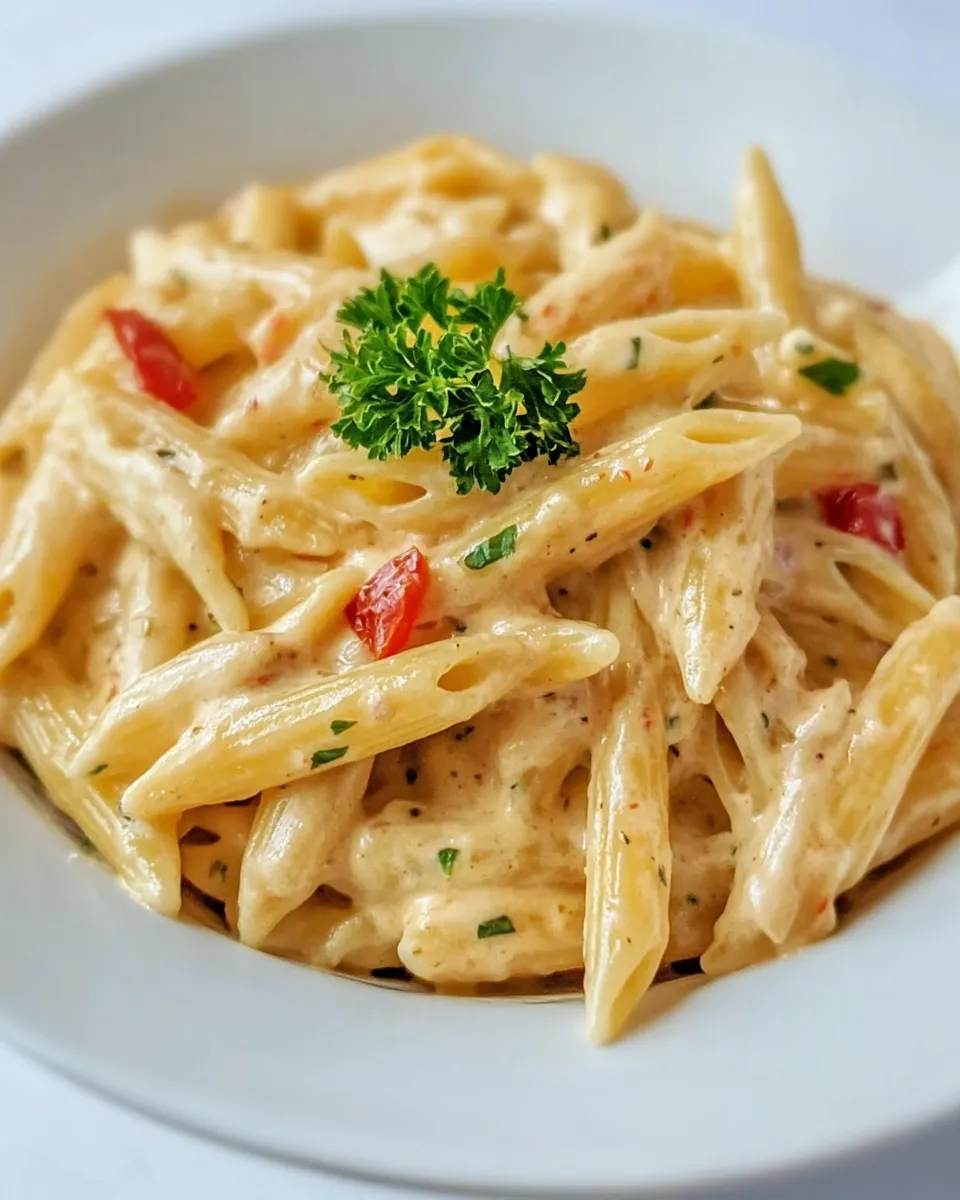 Classic Garlic and Herb Penne Pasta image