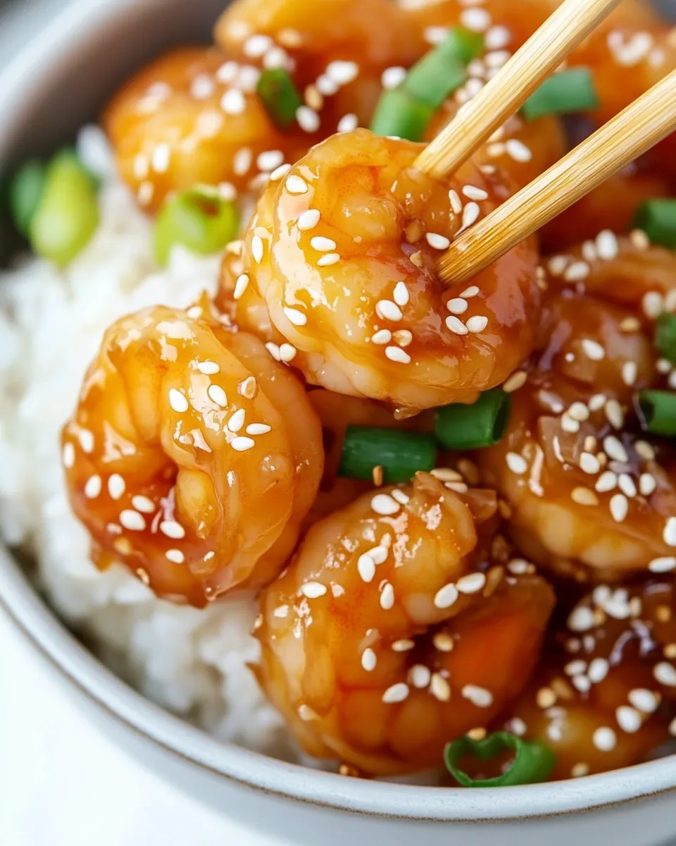 Classic General Tso Shrimp dish photo