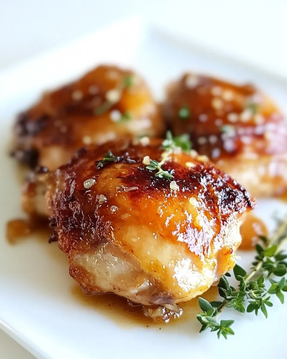 Homemade Ginger Garlic Baked Chicken photo