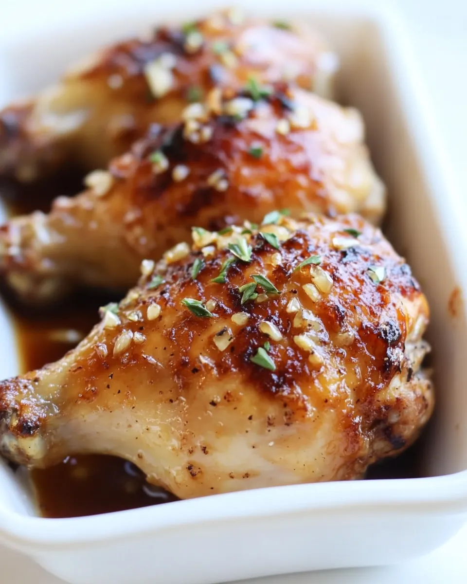 Classic Ginger Garlic Baked Chicken image