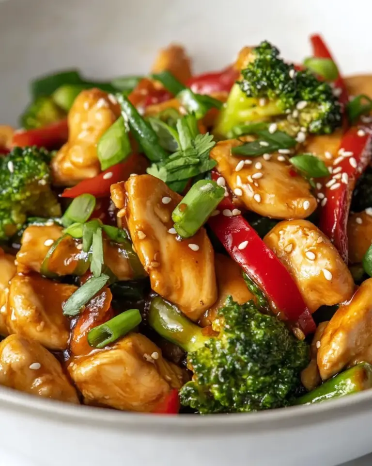 Homemade Ginger Honey Chicken Stir Fry photo