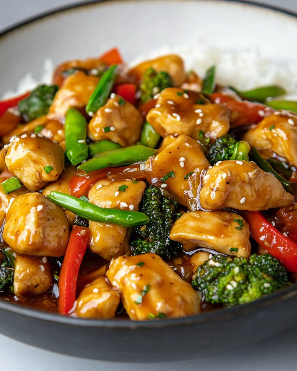 Classic Ginger Honey Chicken Stir Fry image