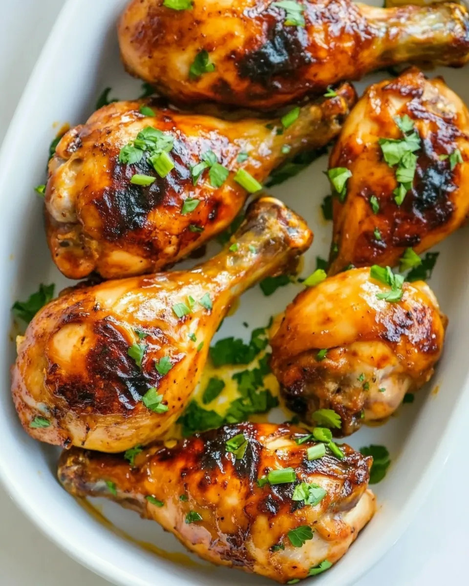 Easy Glazed Chicken Drumsticks recipe photo