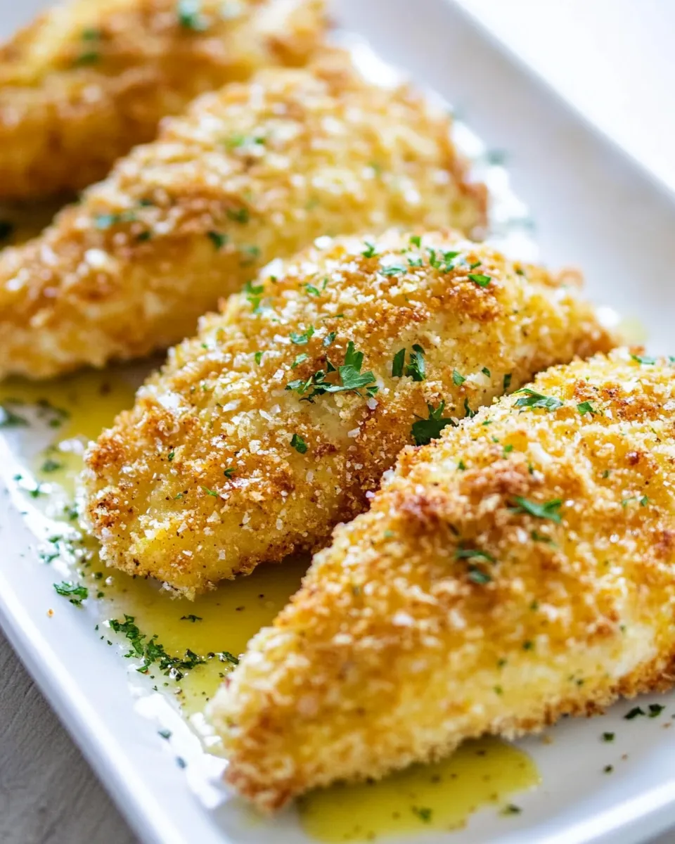 Healthy Gluten-Free Baked Breaded Chicken shot