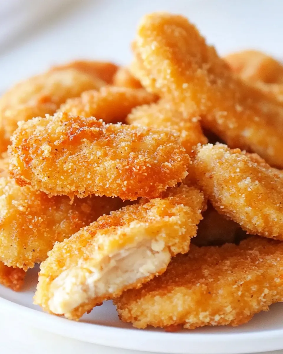 Homemade Gluten Free Baked Chicken Nuggets Recipe photo