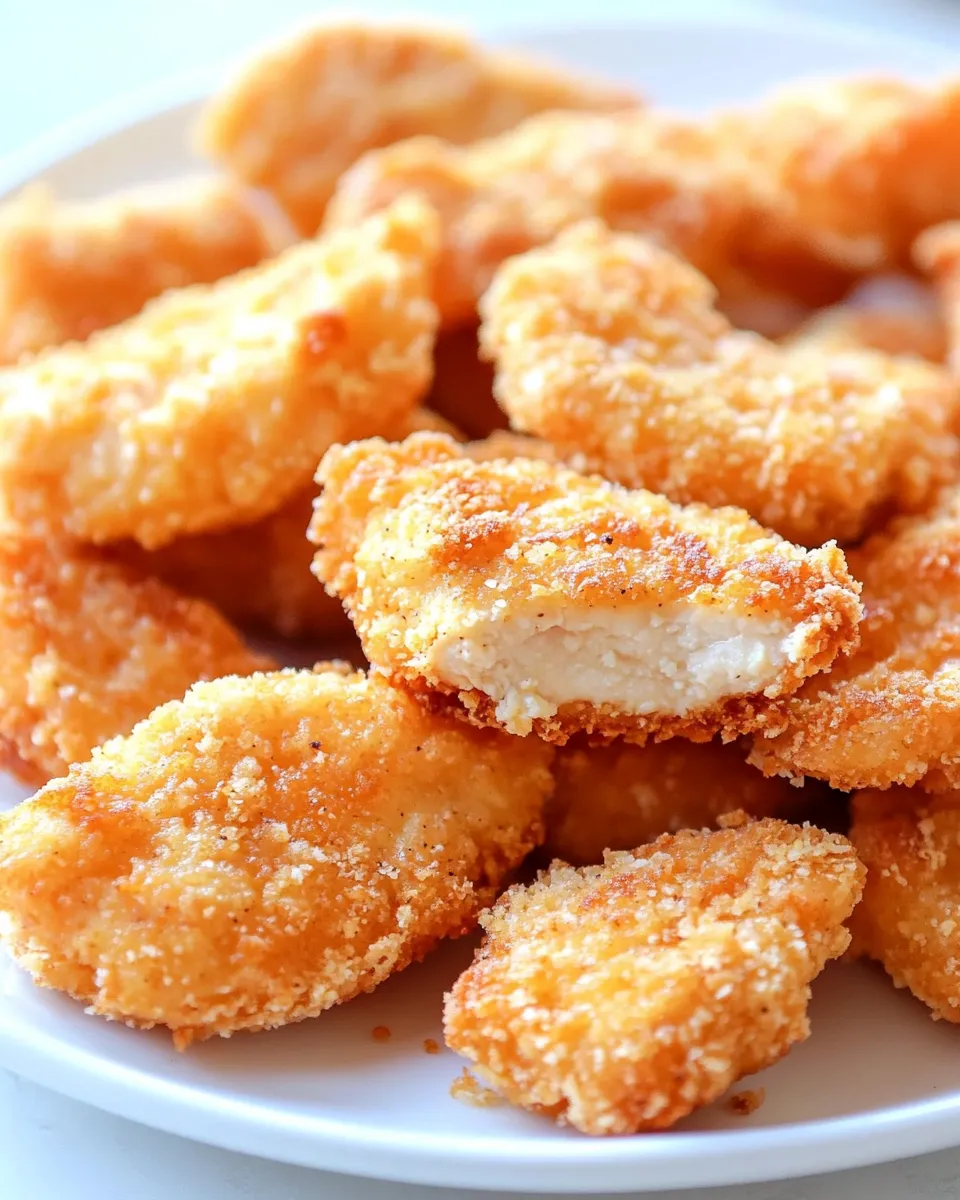Easy Gluten Free Baked Chicken Nuggets Recipe image