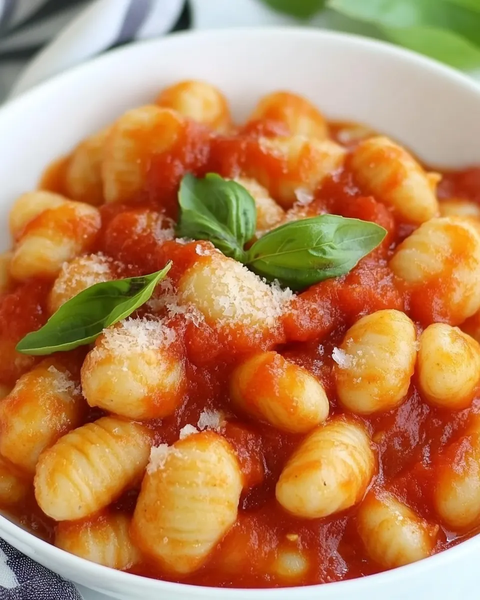 Classic Gnocchi with Tomato Sauce image