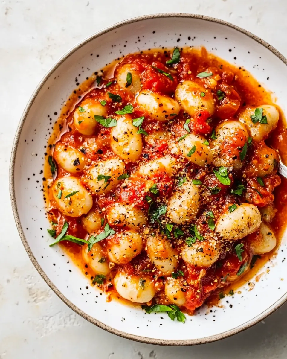 Classic Gnocchi with Tomato Sauce Recipe image