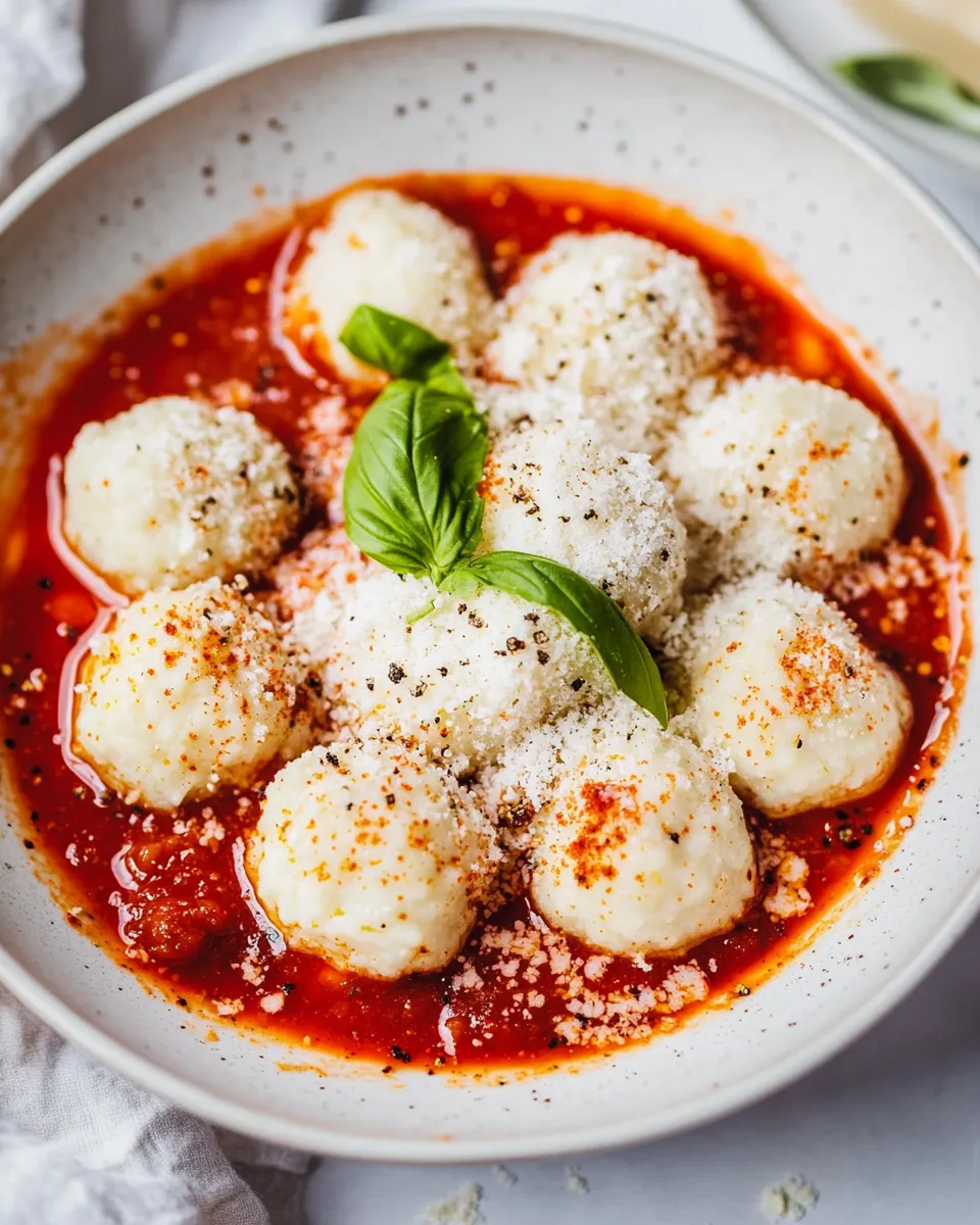 Easy Gnudi (Cottage Cheese) Recipe food shot