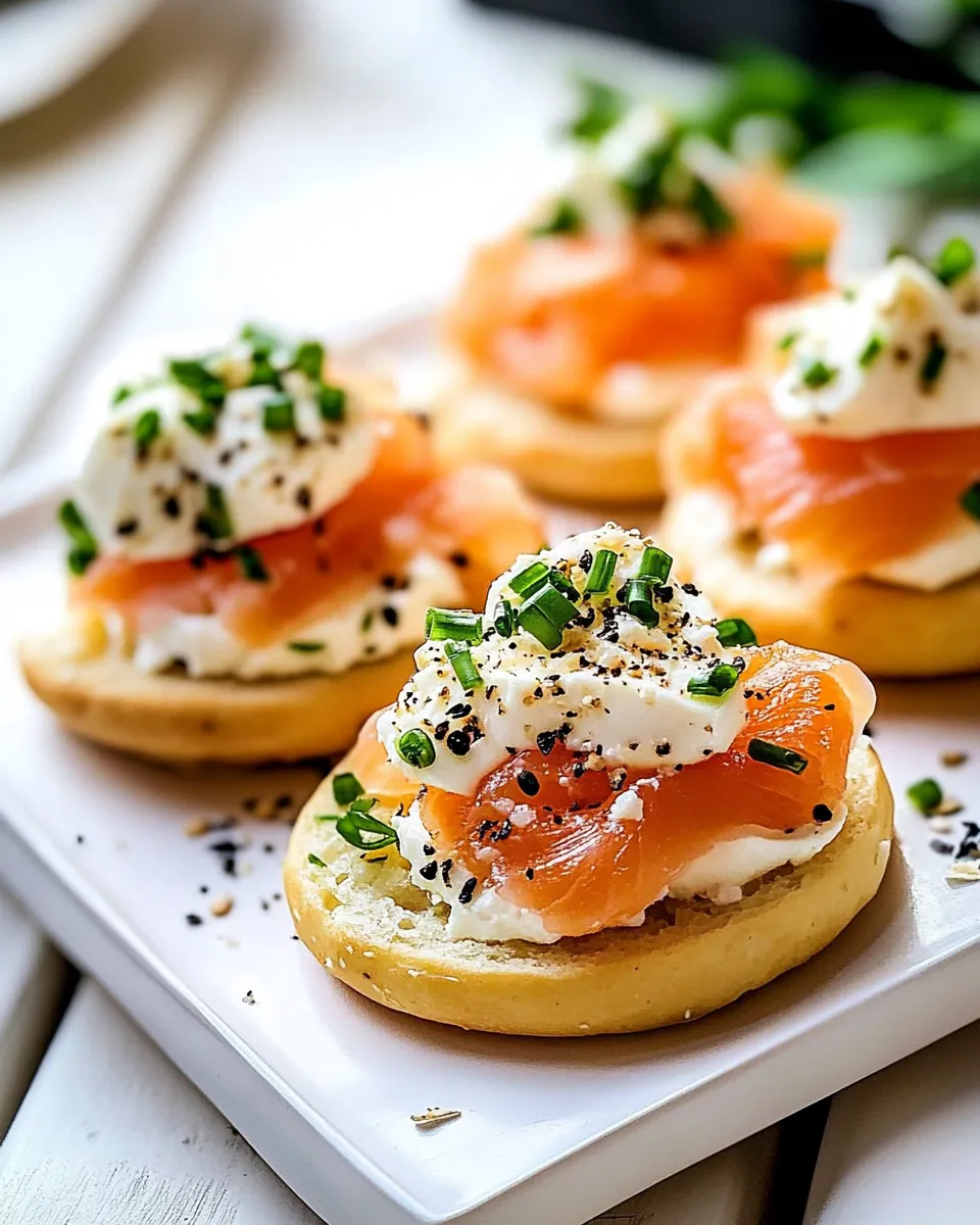 Delicious Goats Cheese and Smoked Salmon English Muffin photo