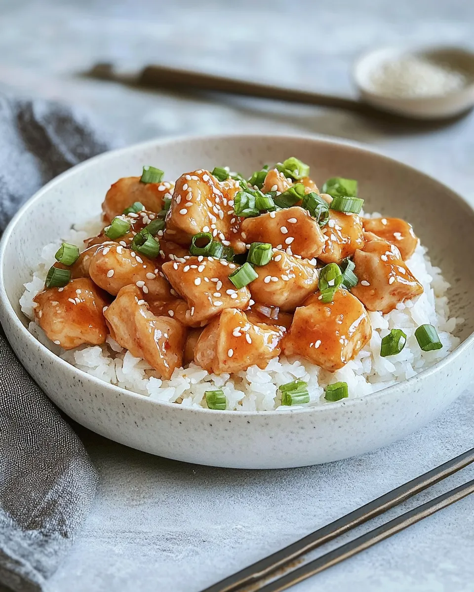 Easy Gochujang Chicken food shot