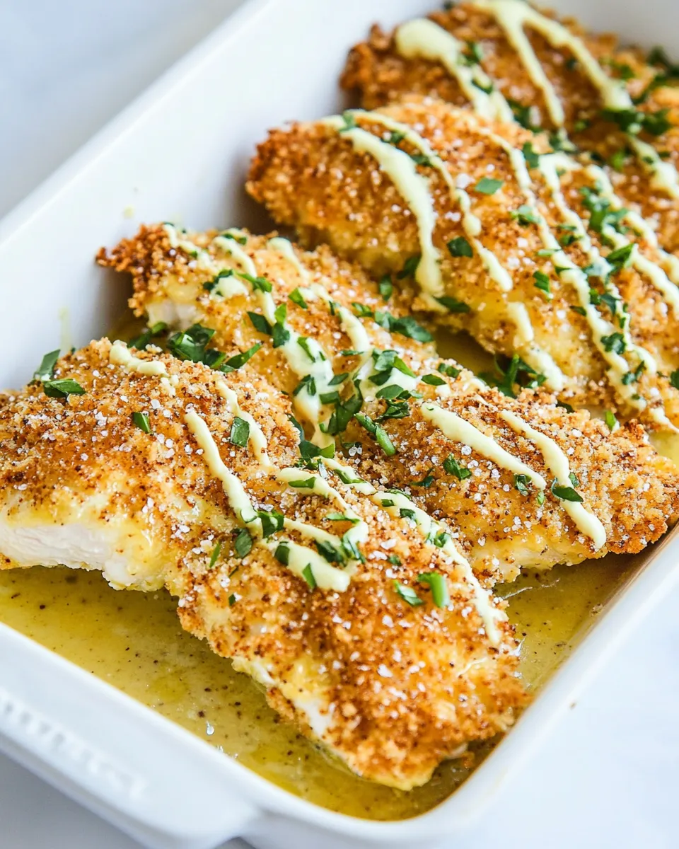 Delicious Grain-Free Pretzel Crusted Baked Chicken shot