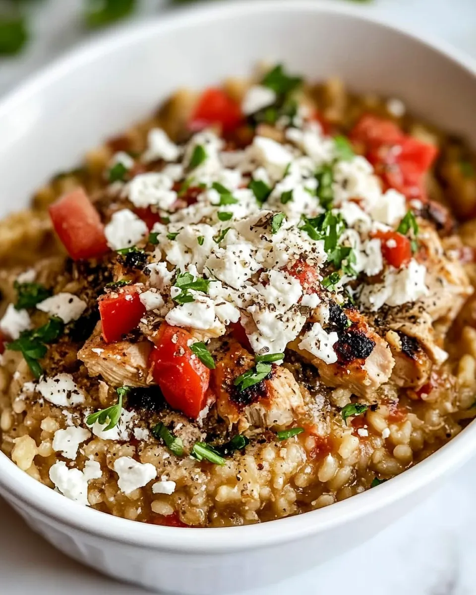 Classic Greek Chicken Risotto image