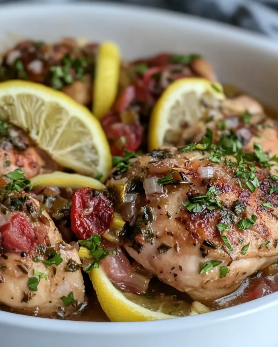 Homemade Greek Chicken Thighs Recipe photo