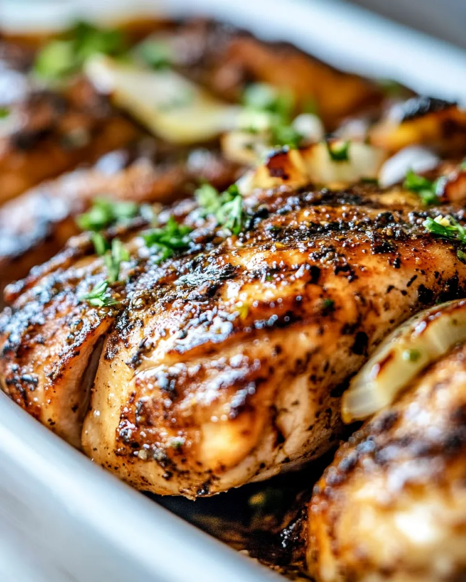 Tasty Greek Marinated Chicken shot