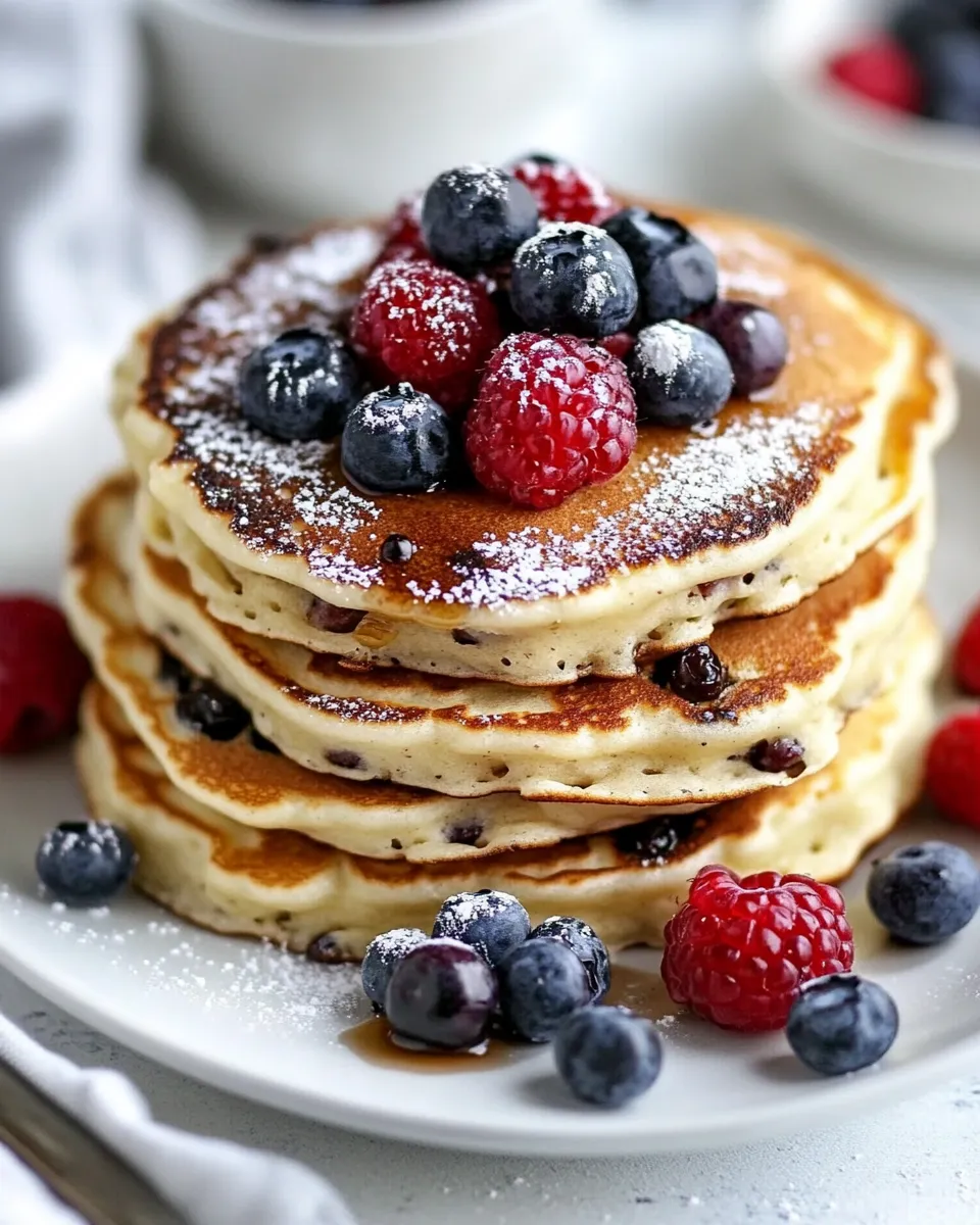 Homemade Greek Yogurt Pancakes photo