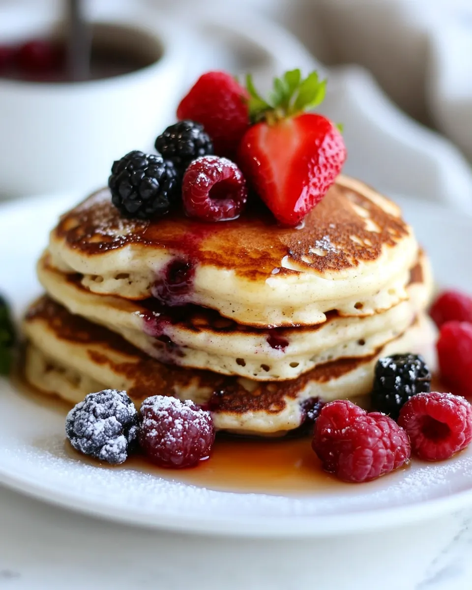 Classic Greek Yogurt Pancakes recipe image