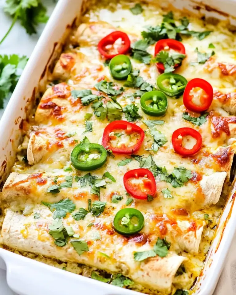 Easy Green Chile Enchiladas with Chicken photo
