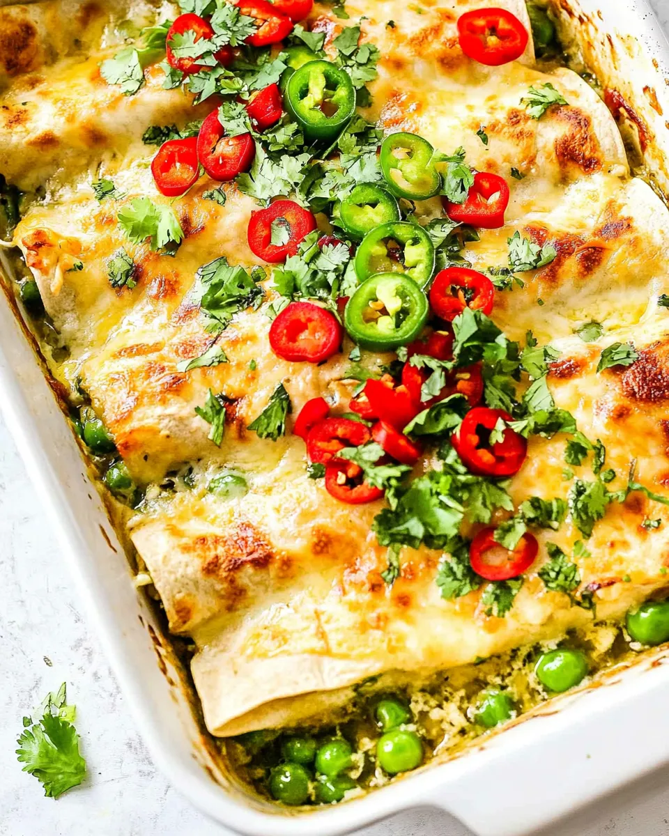 Homemade Green Chile Enchiladas with Chicken recipe photo