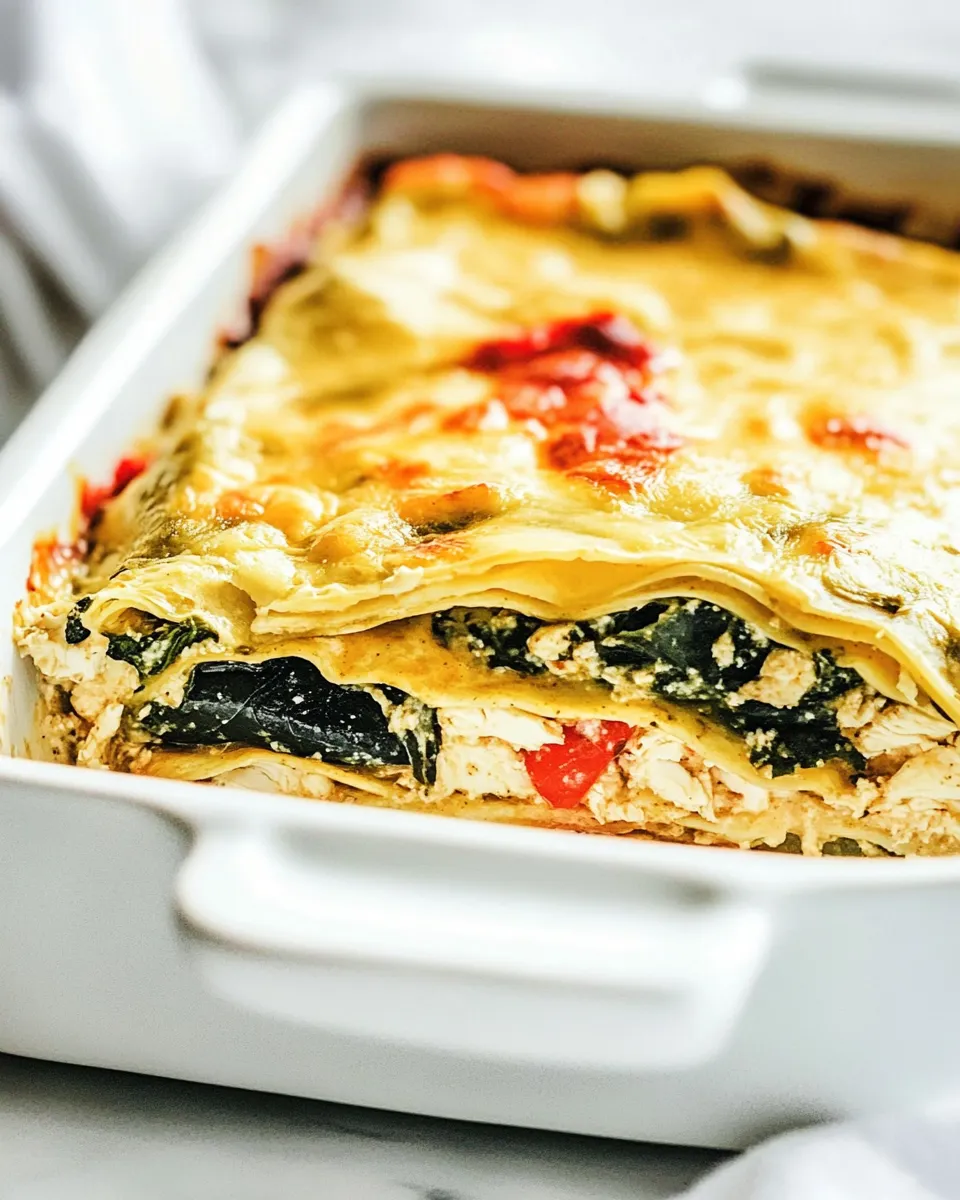 Easy Green Enchilada Casserole with Chicken image