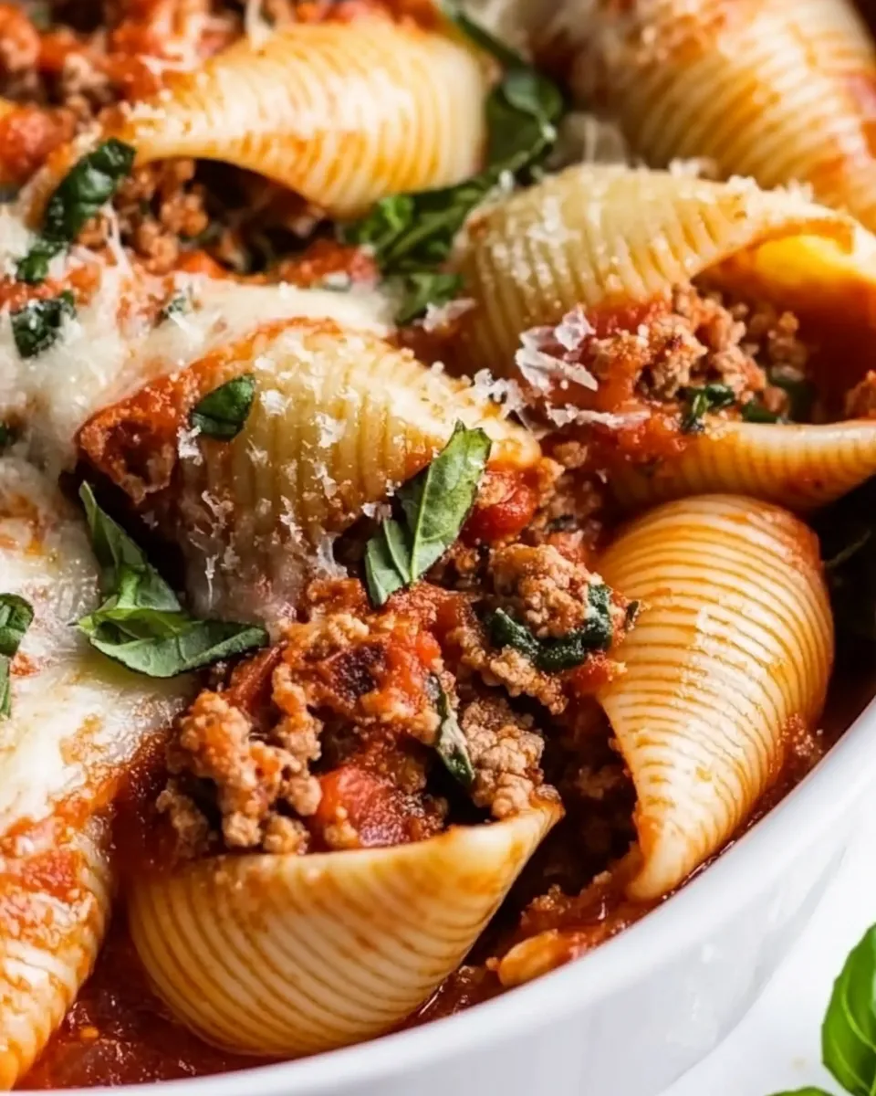 Delicious Ground Beef Stuffed Shells recipe photo