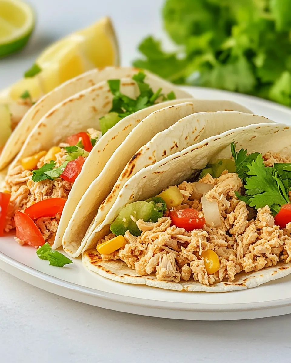 Easy Ground Chicken Tacos recipe photo