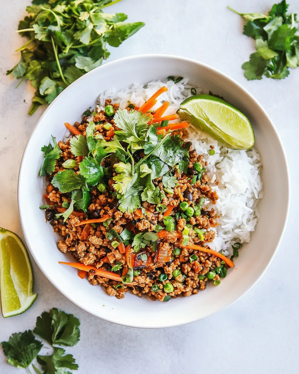 Delicious Ground Turkey Bowls dish photo