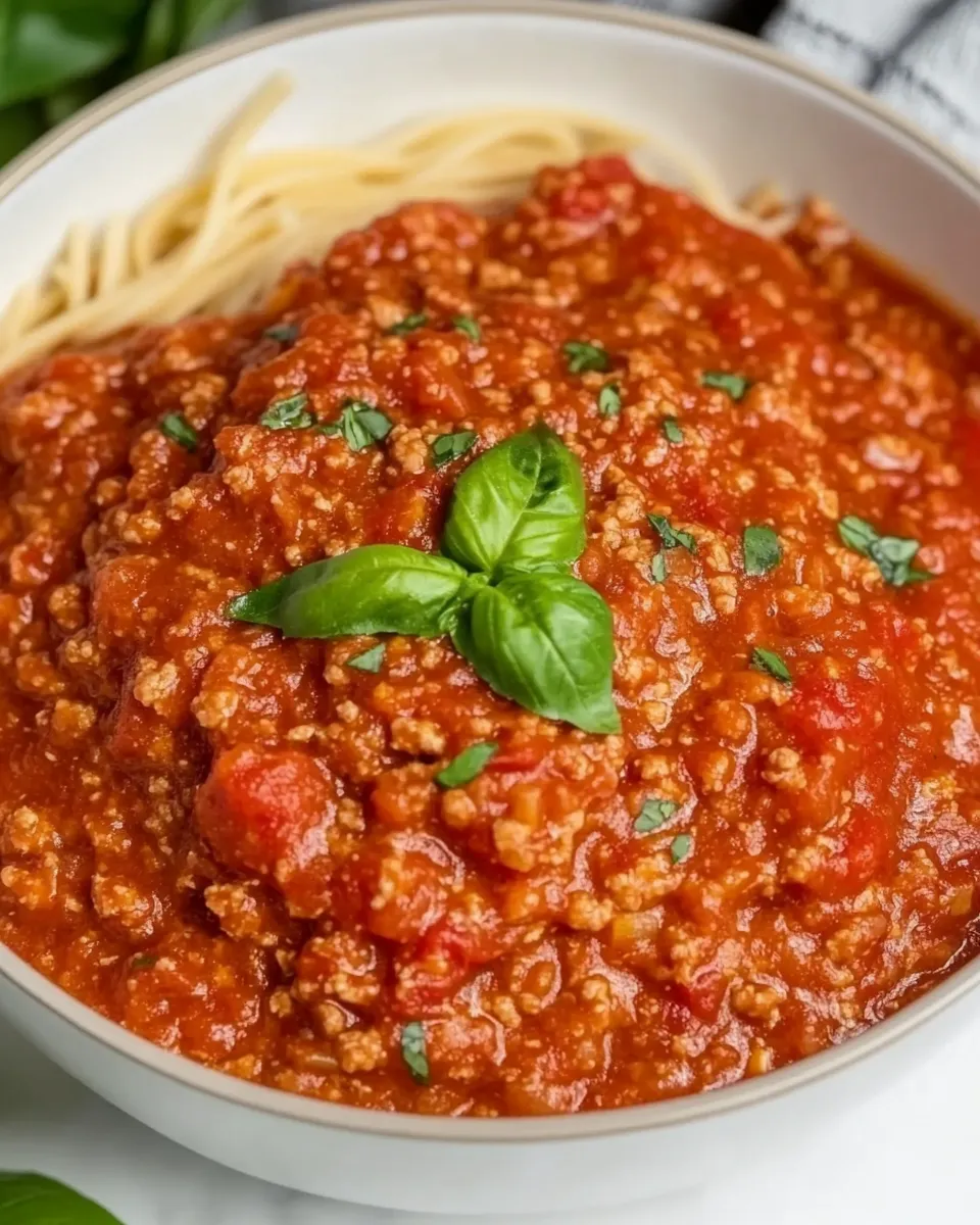 Easy Ground Turkey Spaghetti Sauce recipe photo