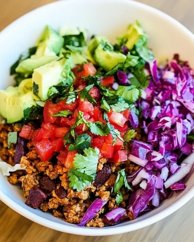 Homemade Ground Turkey Taco Bowls recipe photo