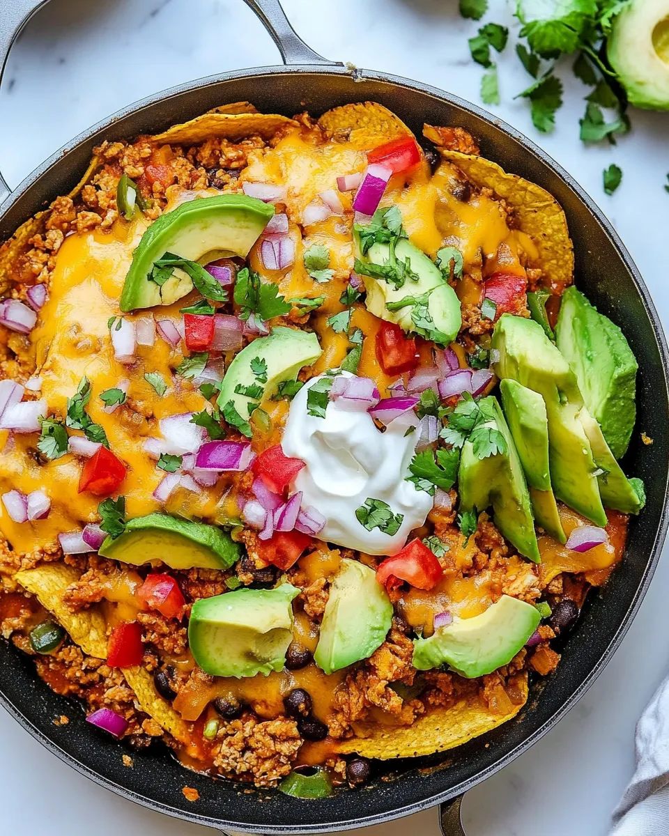 Easy Ground Turkey Taco Skillet recipe image