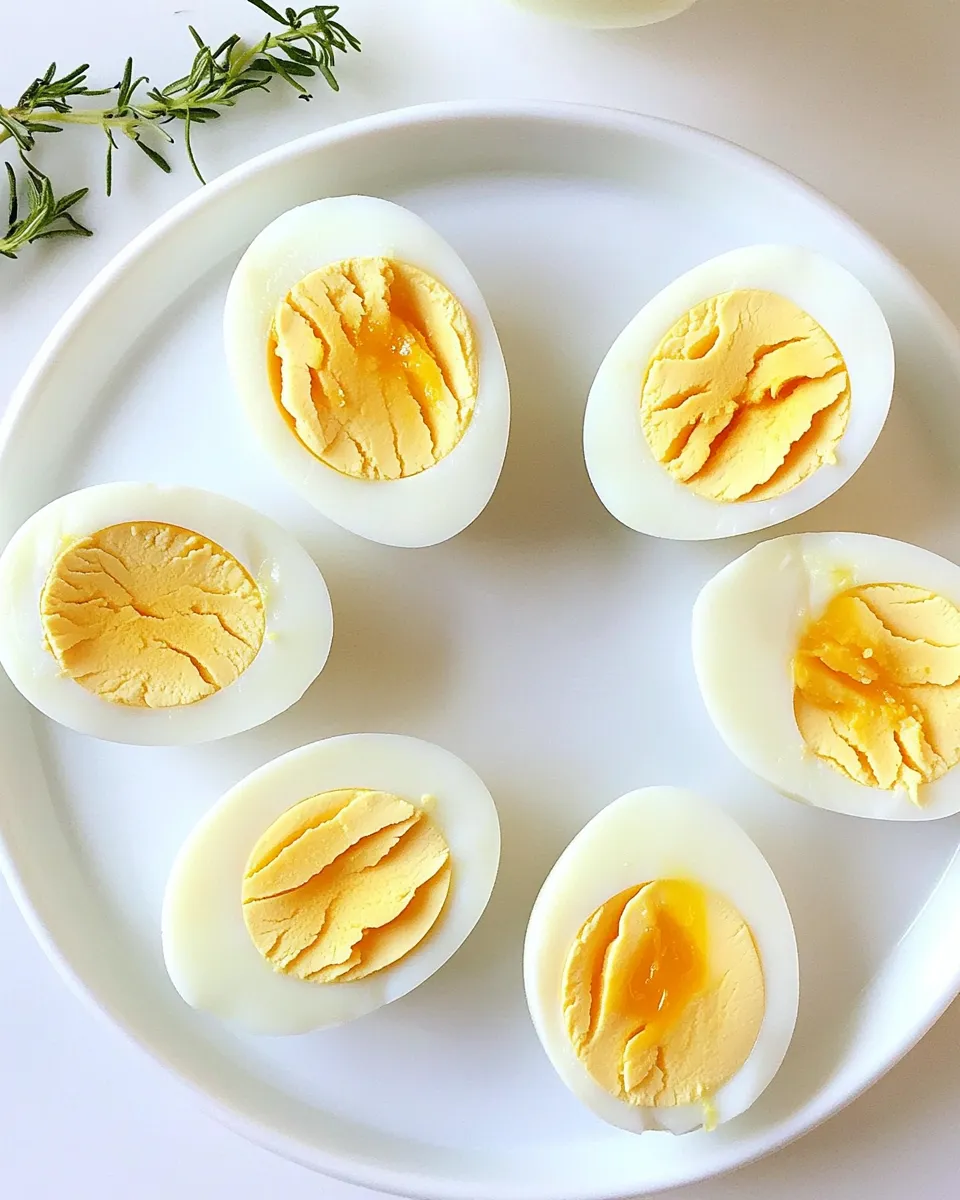 Classic Hard Boiled Eggs dish photo