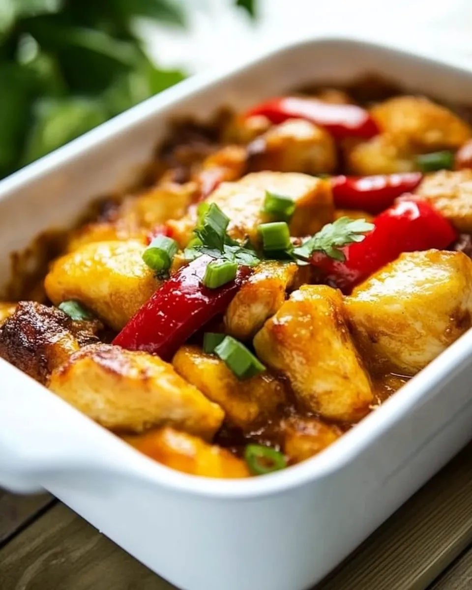 Savory Hawaiian Chicken Casserole shot
