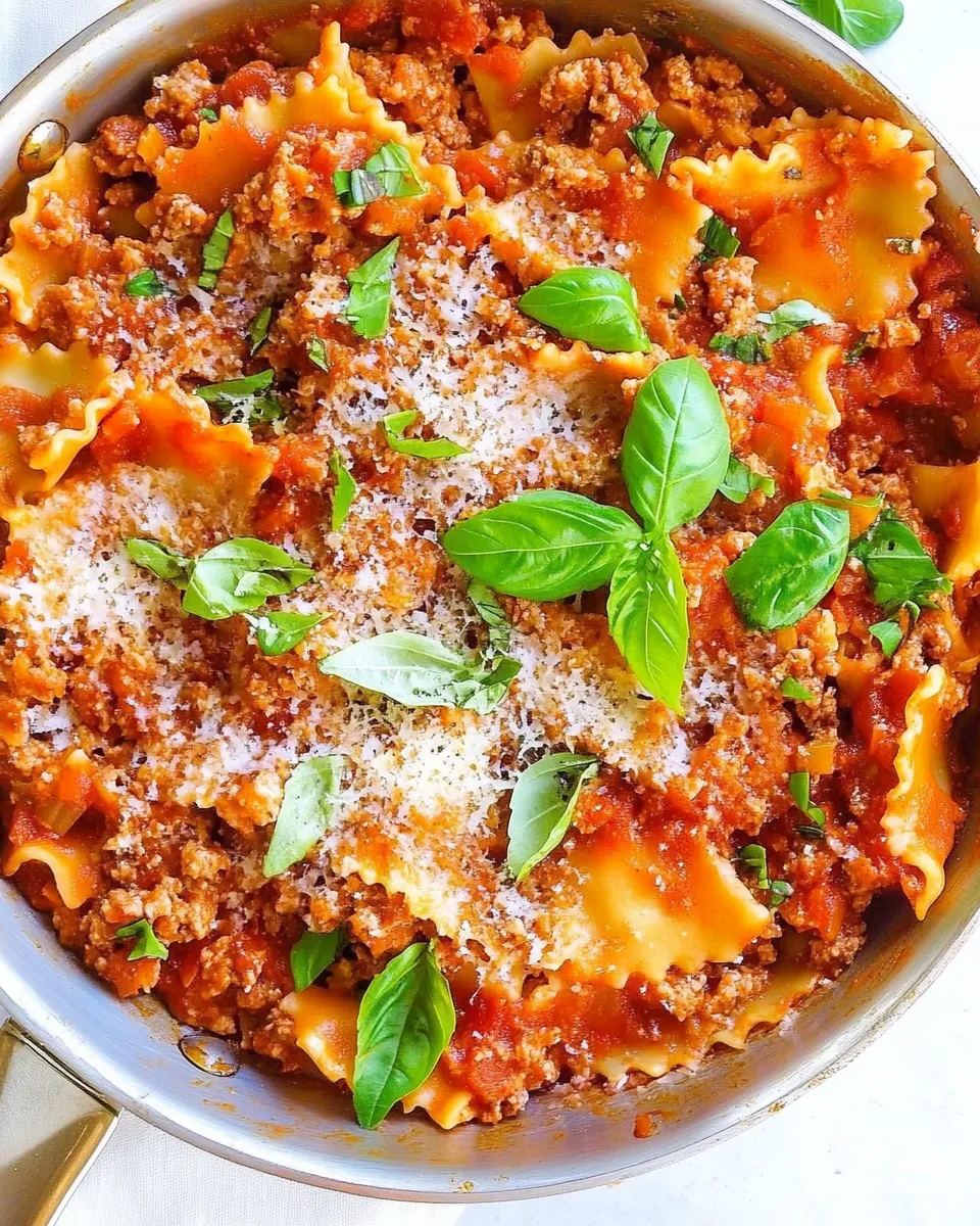 Easy Healthier 20-Minute Skillet Lasagna image