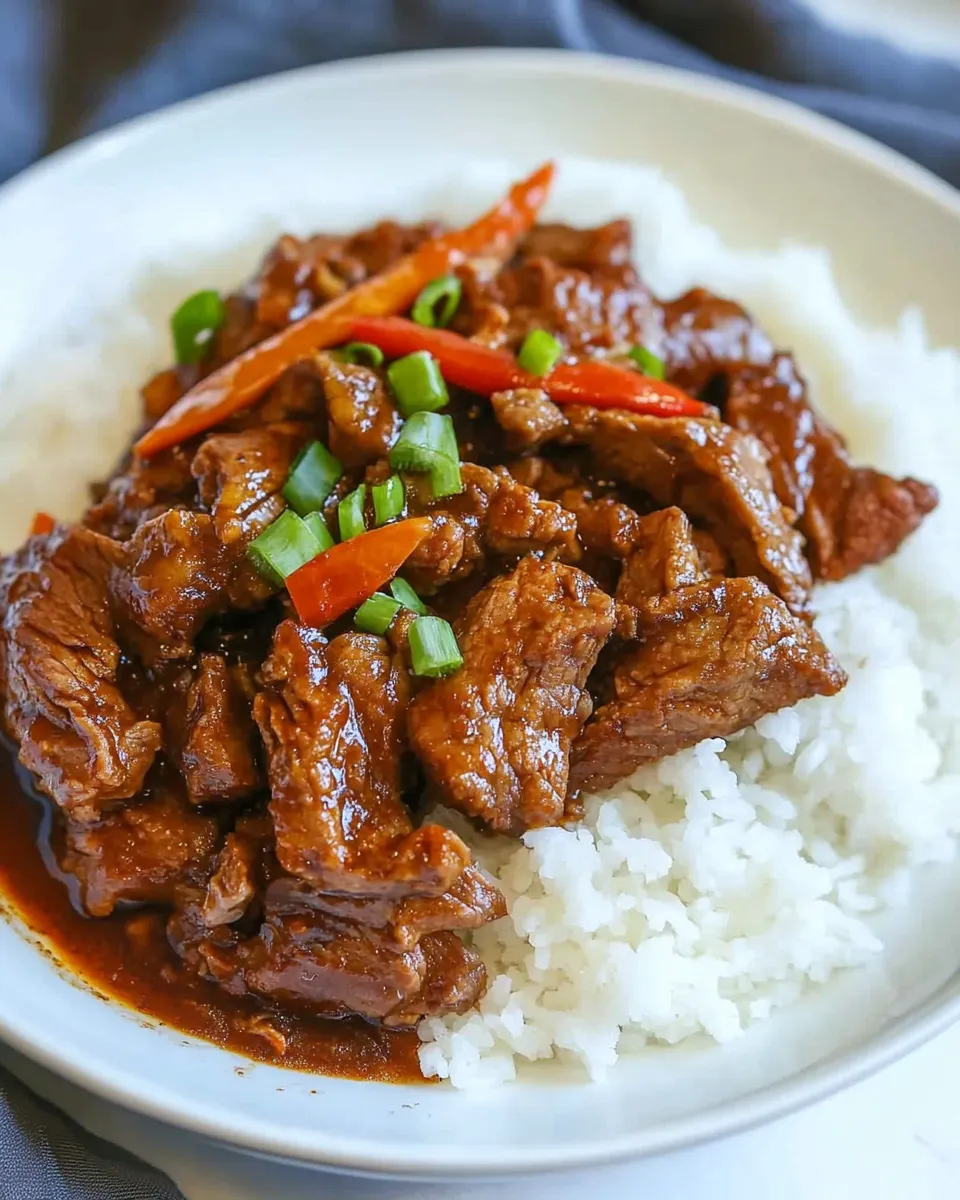 Easy Healthy Beijing Beef recipe image