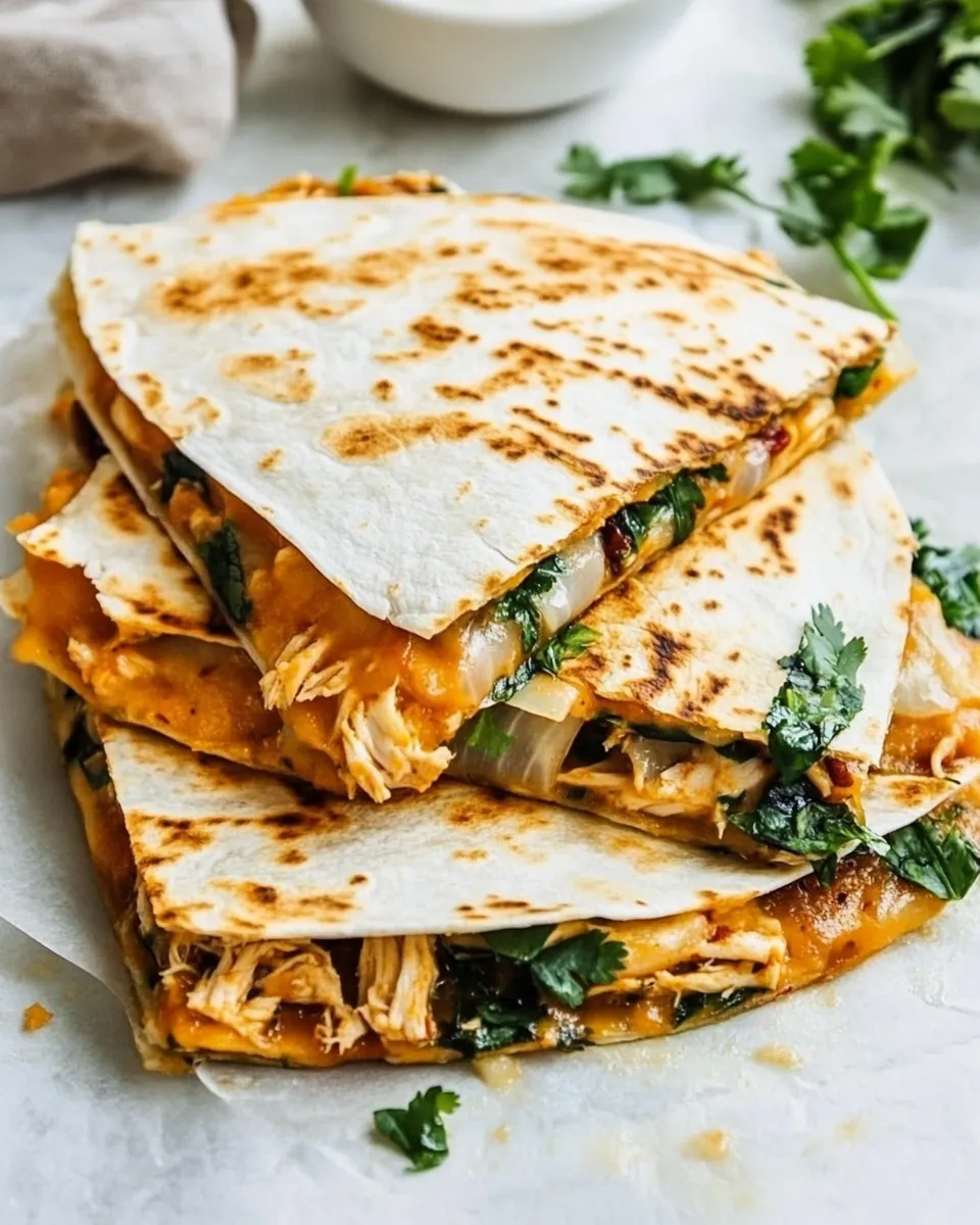 Quick Healthy Chicken Quesadilla recipe photo