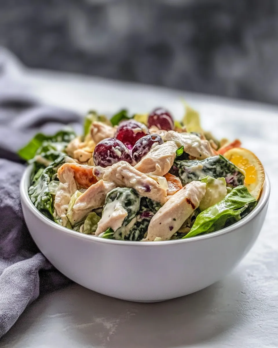 Delicious Healthy Chicken Salad Recipe dish photo