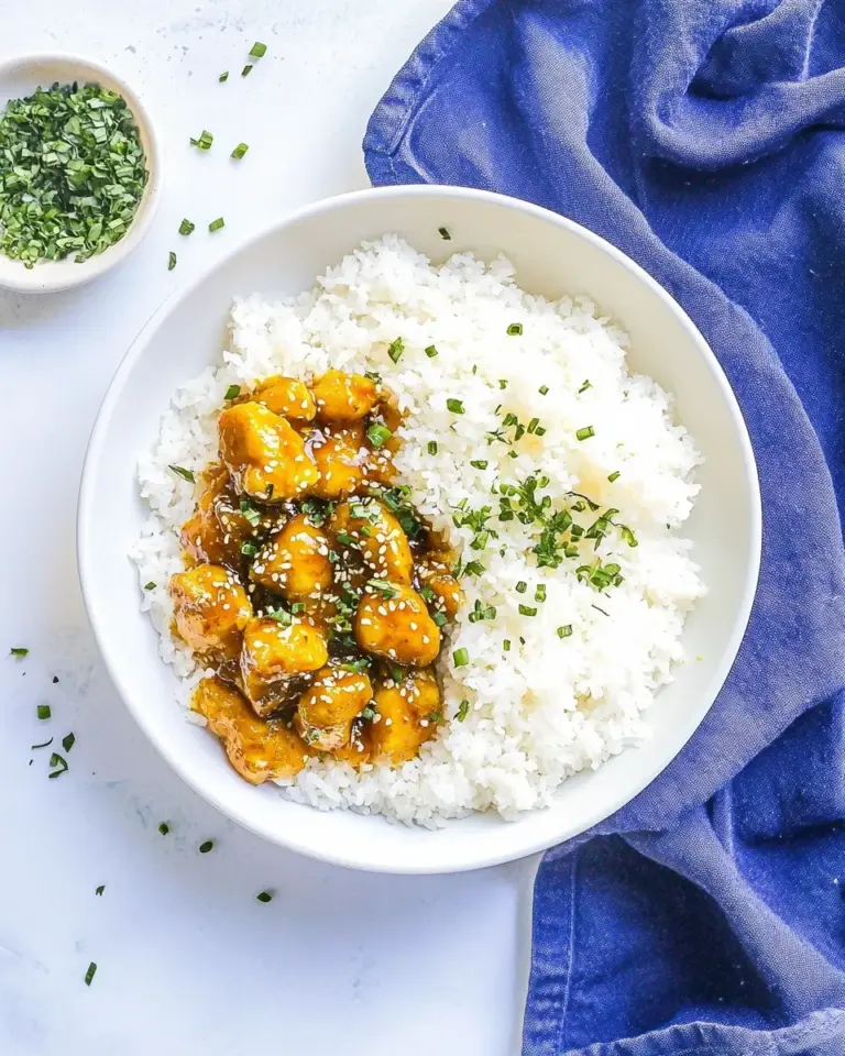Homemade Healthy Homemade Orange Chicken photo