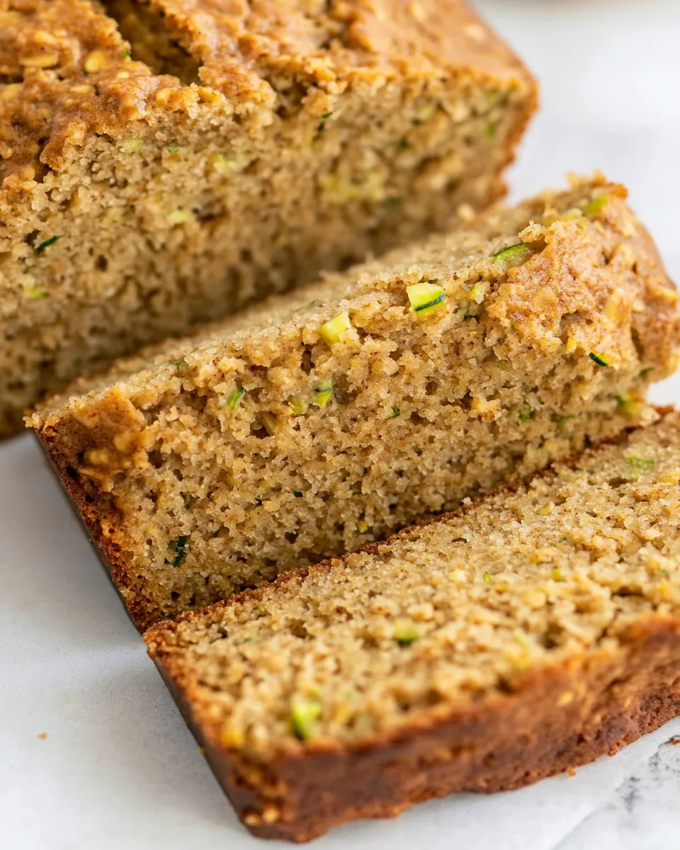 Homemade Healthy Oatmeal Greek Yogurt Zucchini Bread recipe photo