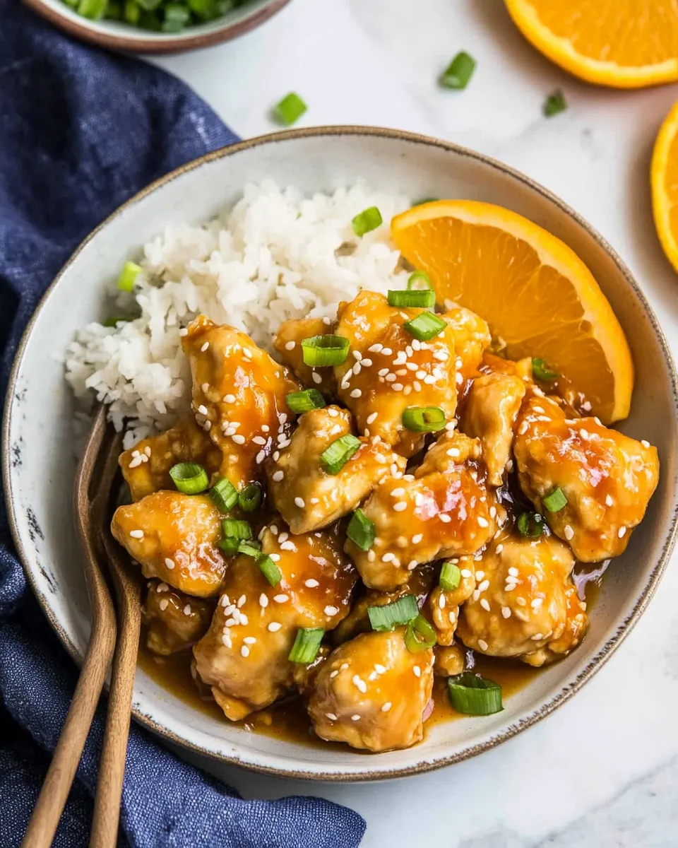 Easy Healthy Orange Chicken recipe photo