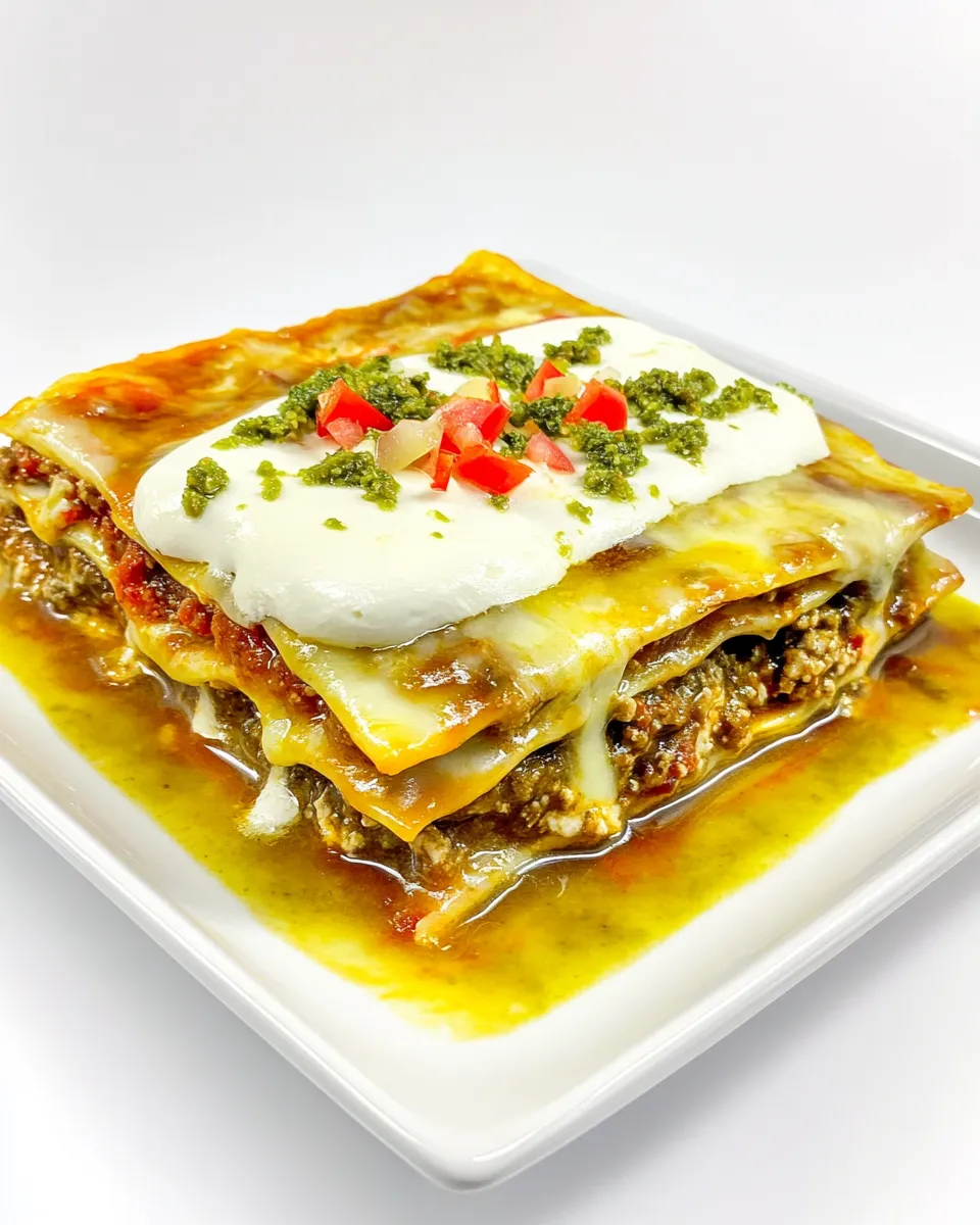 Homemade Healthy Tex-Mex Lasagna photo