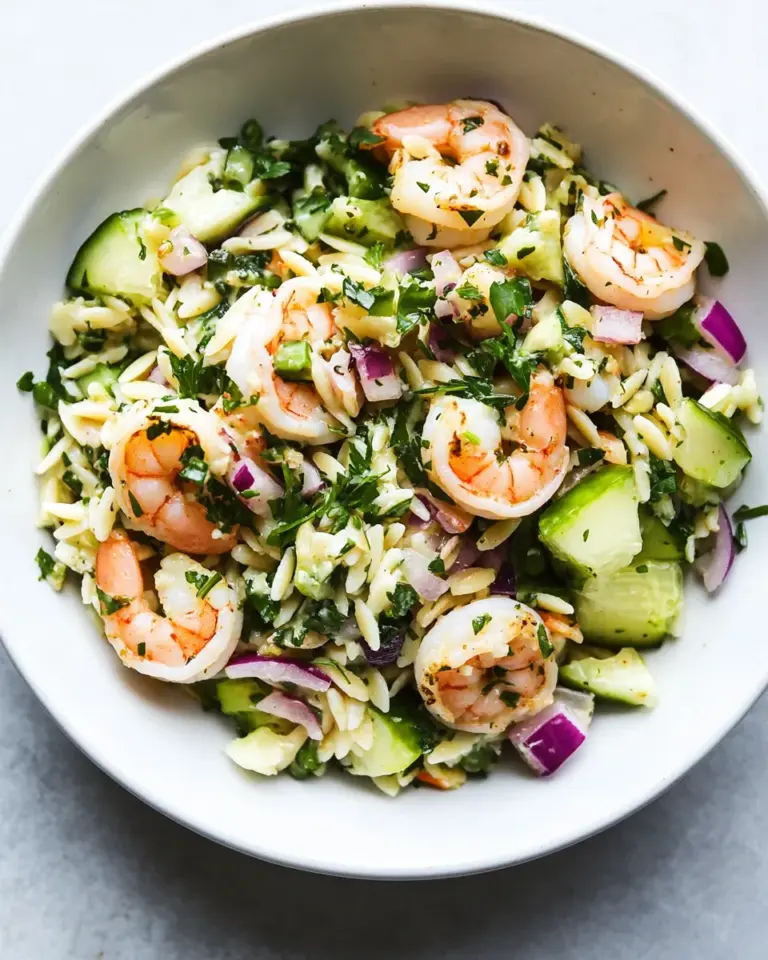Easy Herbed Shrimp Orzo Salad photo