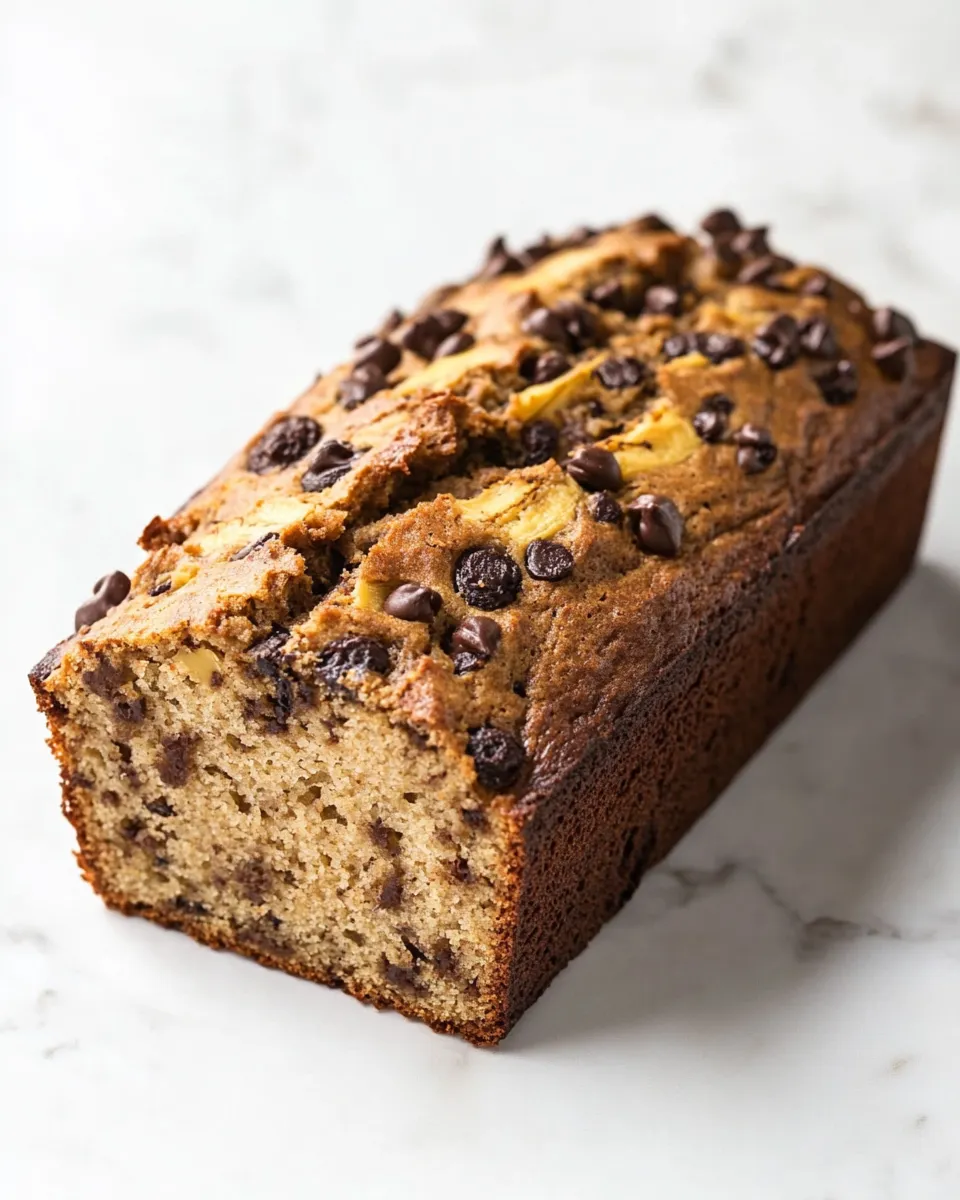 Easy High Protein Banana Bread food shot