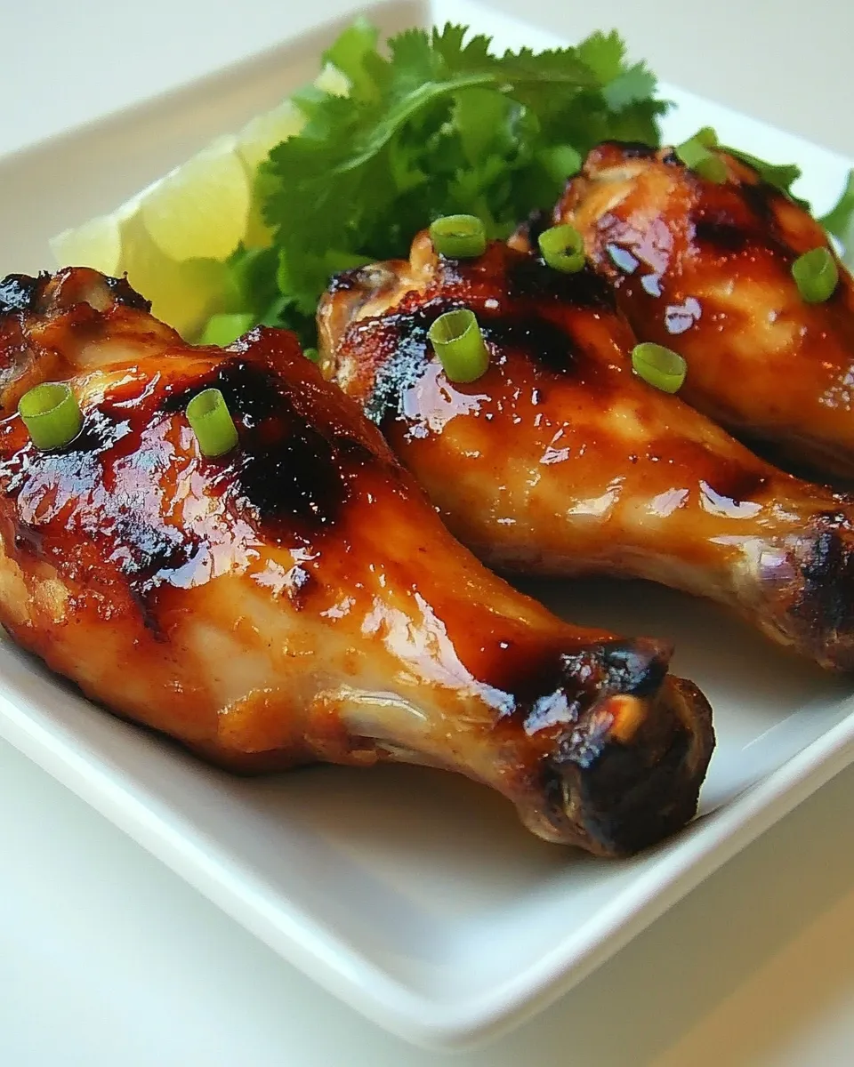 Delicious Hoisin Chicken Drumsticks recipe image