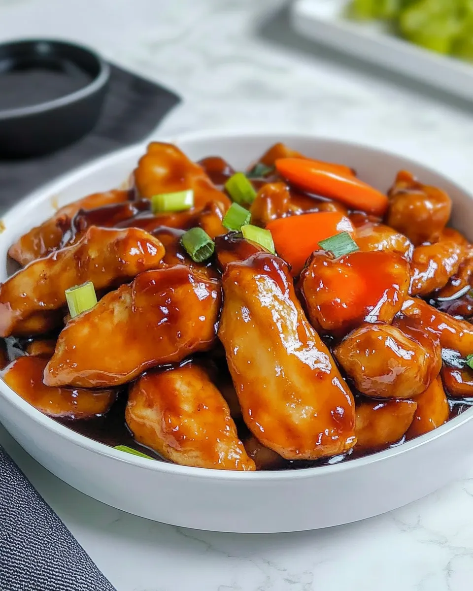 Savory Hoisin Chicken Recipe dish photo