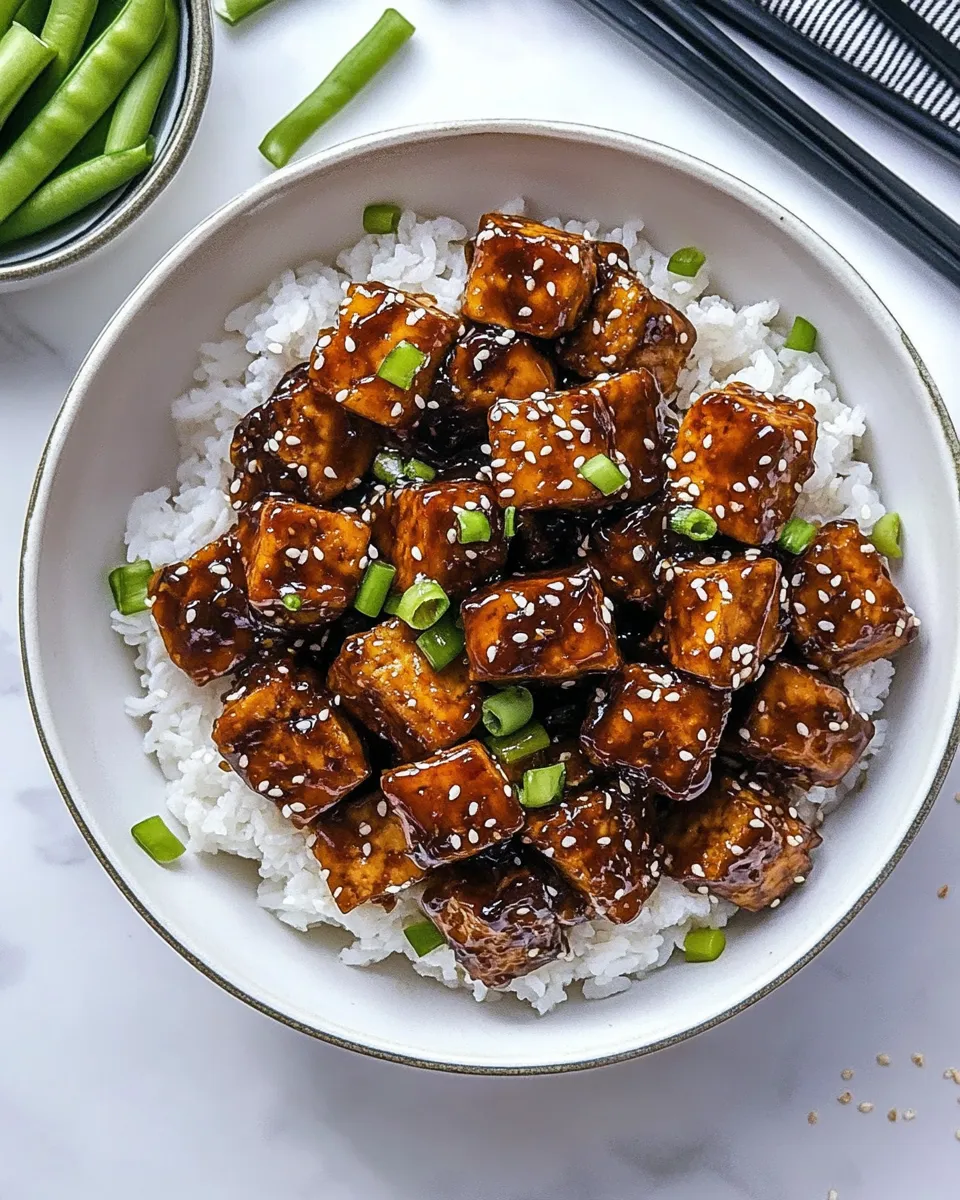 Easy Hoisin Tofu dish photo