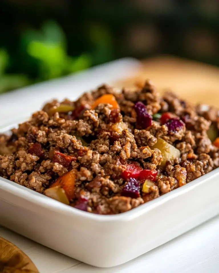 Delicious Homemade Beef & Turkey Dog Food Recipe photo