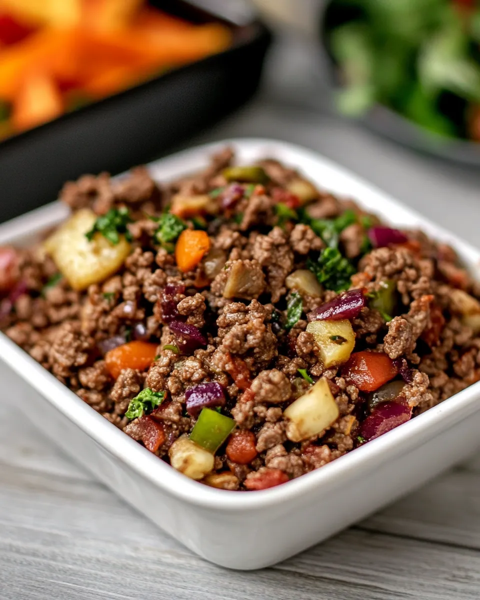 Easy Homemade Beef & Turkey Dog Food Recipe recipe photo